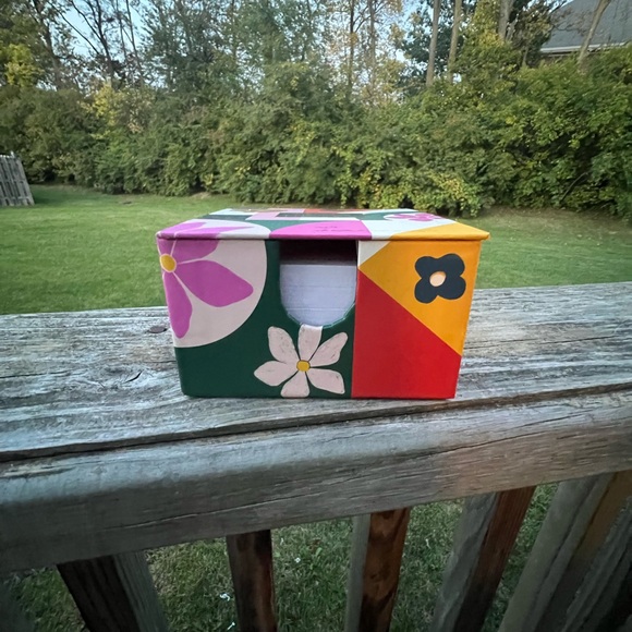 Lady Jane Modern Mom Geo Flora Memo Note Box With Pen. - Picture 2 of 8